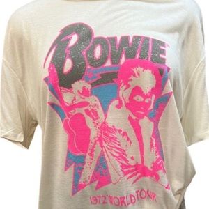 Bowie bright neon BF tee